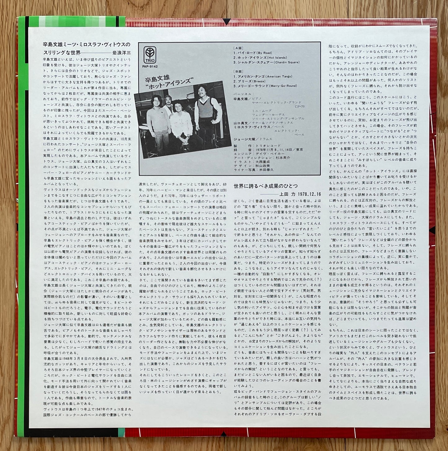Fumio Karashima "Hot Islands" (1979)