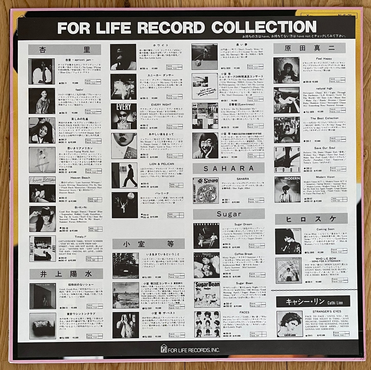 Anri “Coool” (1984) 1st Press