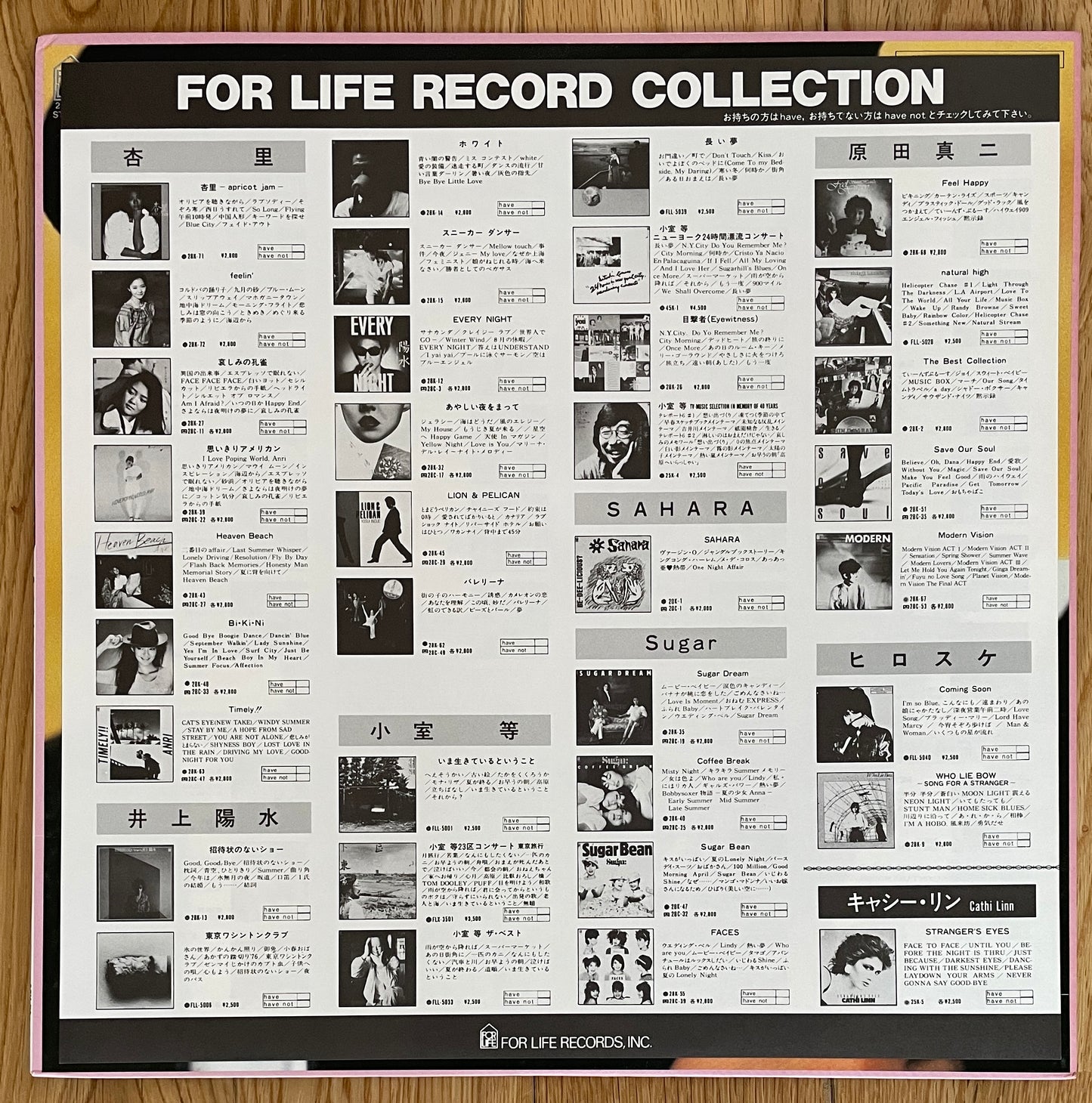 Anri “Coool” (1984) 1st Press