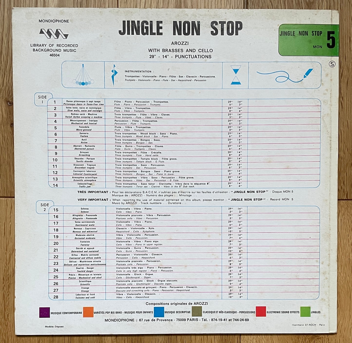 Arozzi “Jingle Non Stop” (1972)