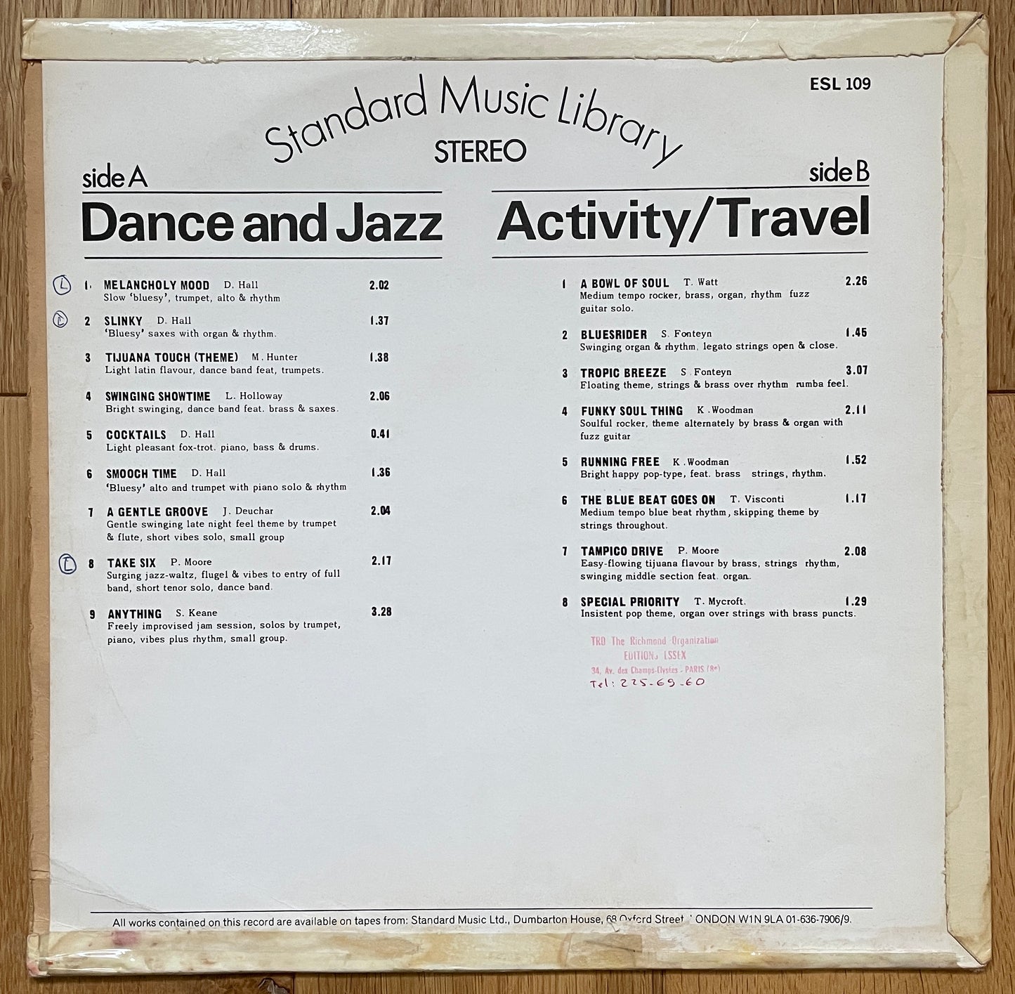 Standard Music Library (1970)