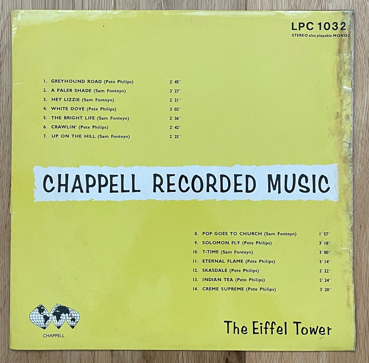 Chappell Recorded Music “The Eiffel Tower” (1969)