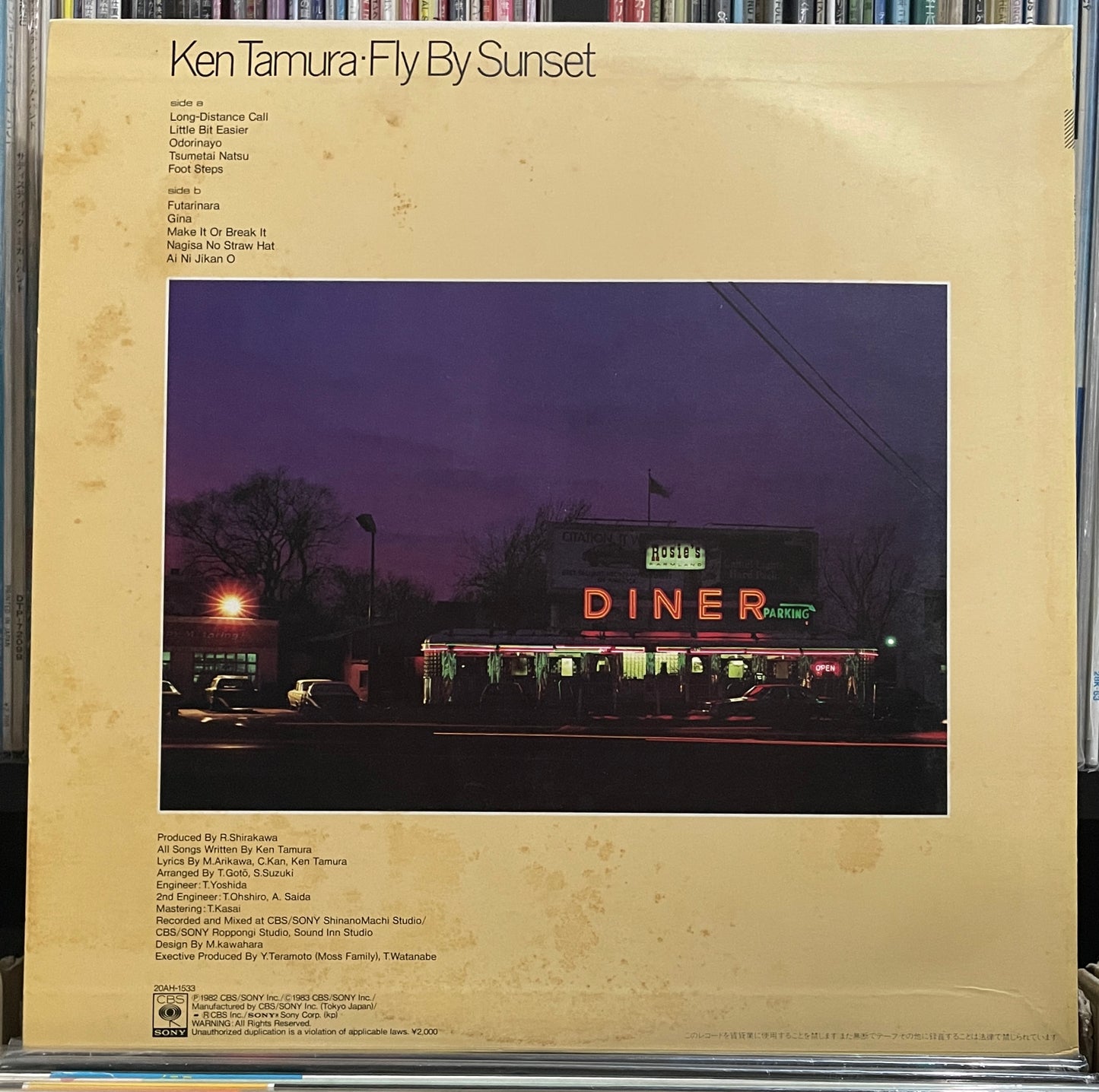 Ken Tamura “Fly By Sunset” (1983)