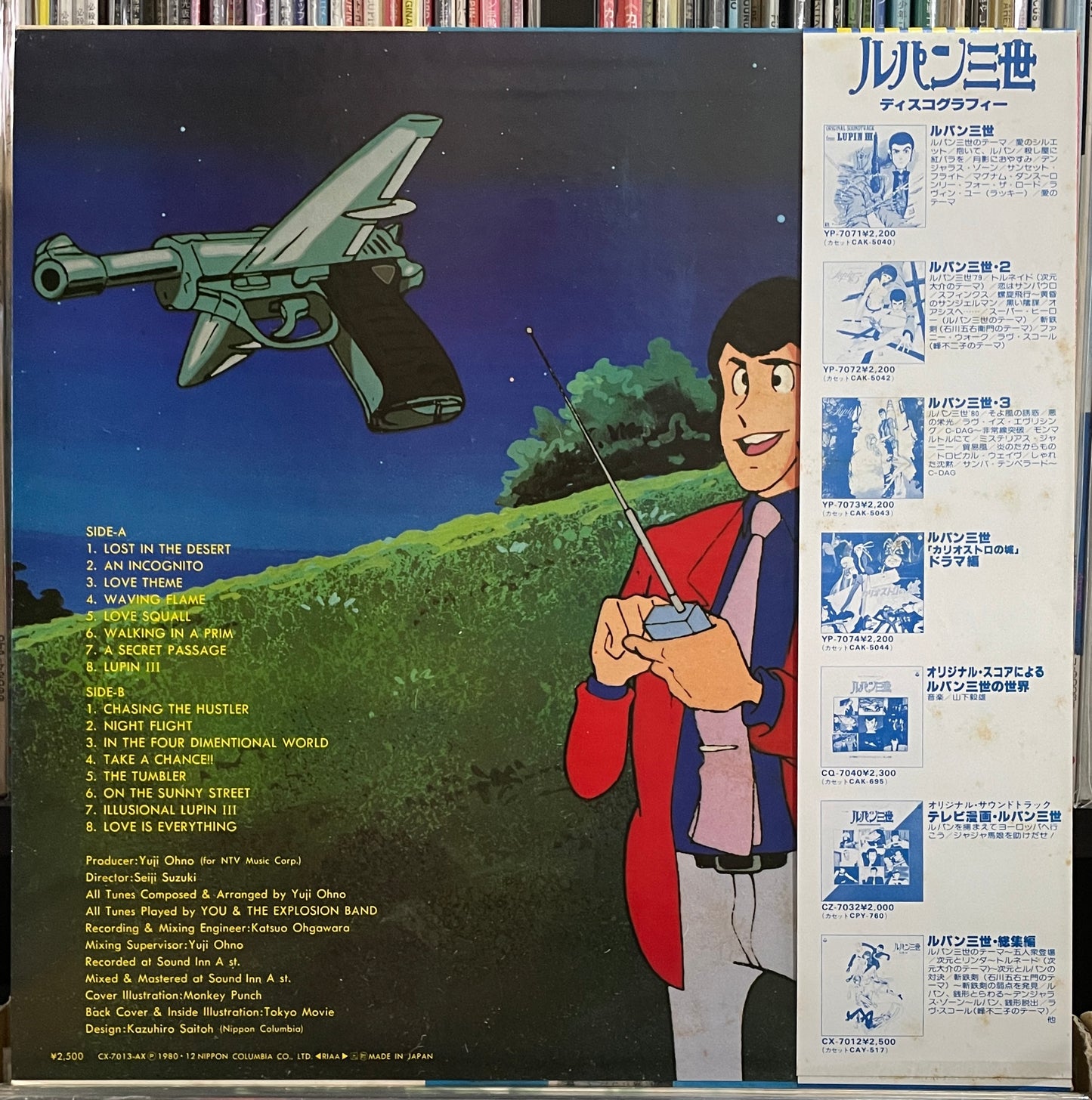 Yuji Ohno (You & The Explosion Band) Lupin The 3rd BGM (1980)