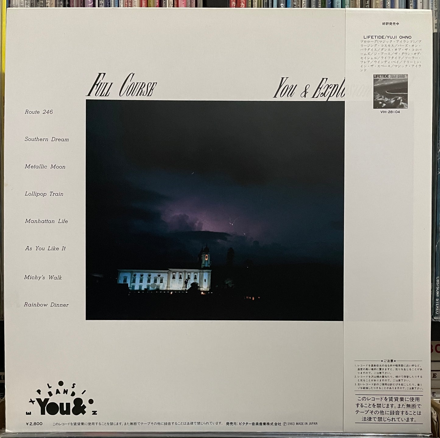 Yuji Ohno (You & The Explosion Band) “Full Course” (1983)