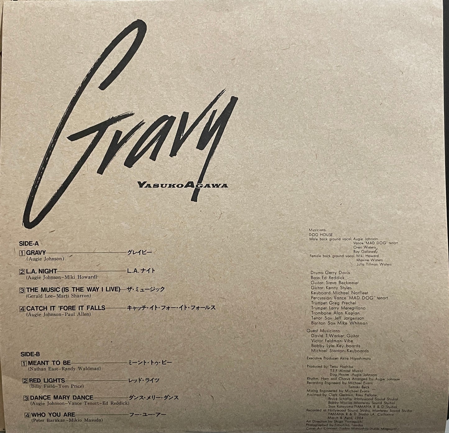 Yasuko Agawa “Gravy” (1984)